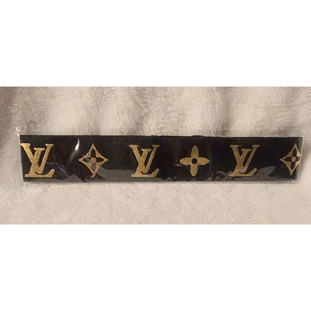 Black and Gold Gorgeous headband - Picture 2 of 2